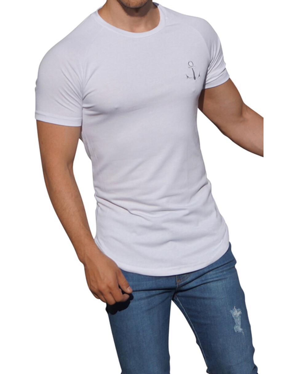 Playera cuello redondo para hombre