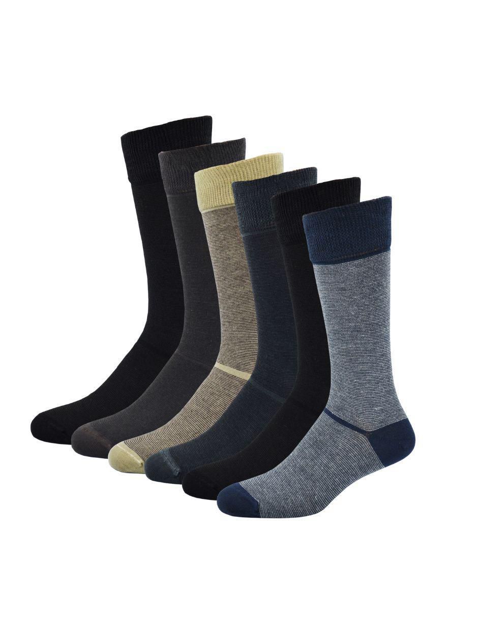 Calcetines diabético de algodón Hombre 6 pares Calcetines diabético de algodón Hombre 6 pares