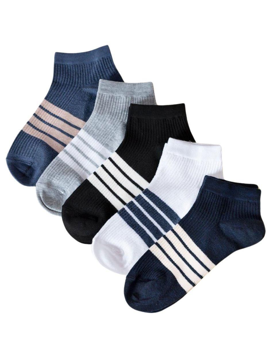 Set calcetines comfort de algodón Hombre 5 pares