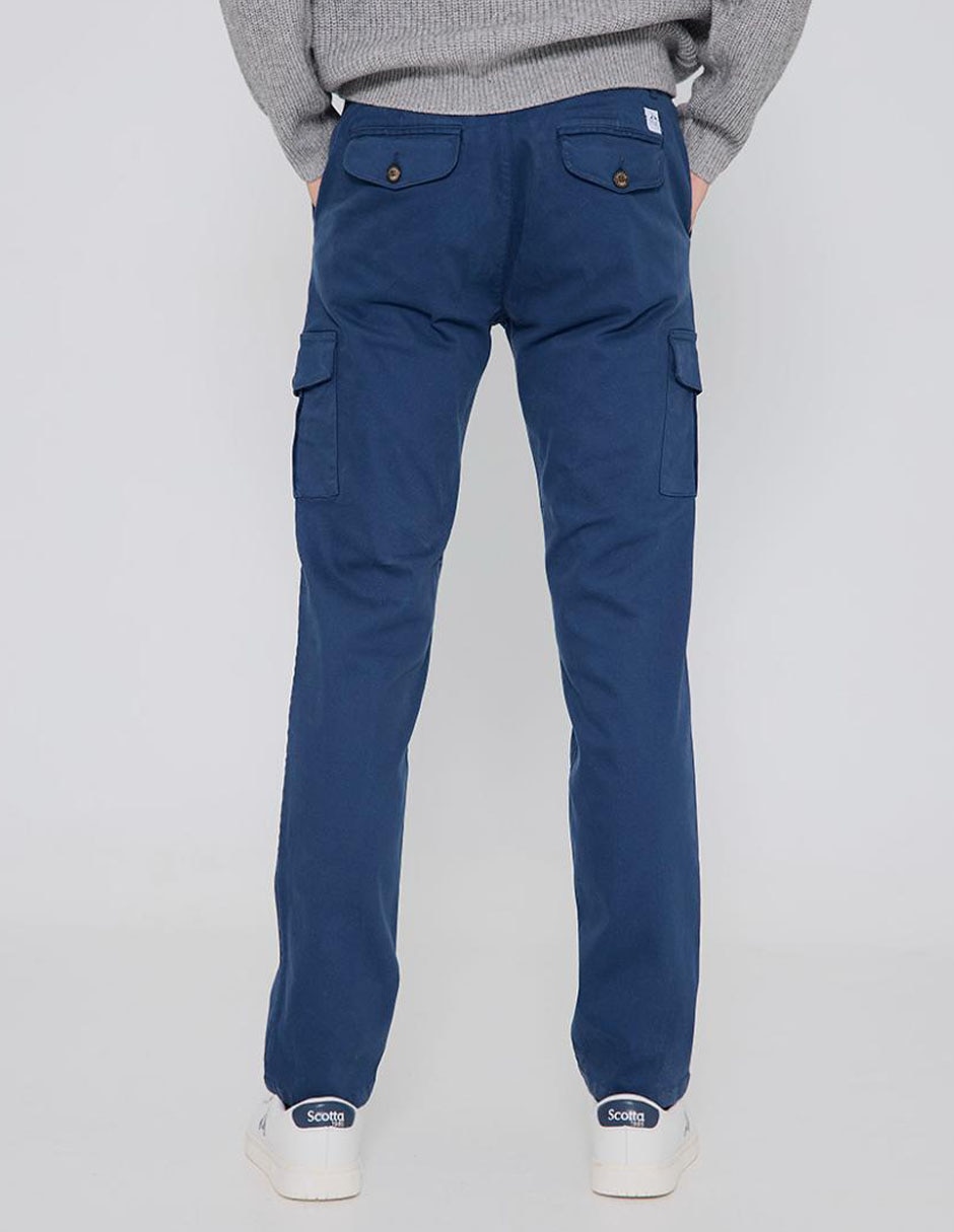 Pantalón recto Scotta de algodón para hombre
