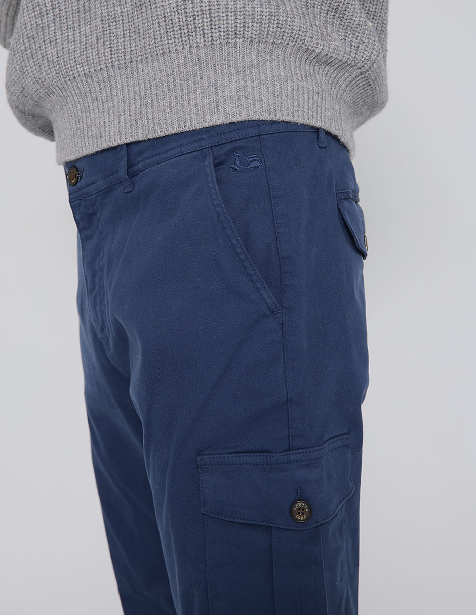 Pantalón recto Scotta de algodón para hombre
