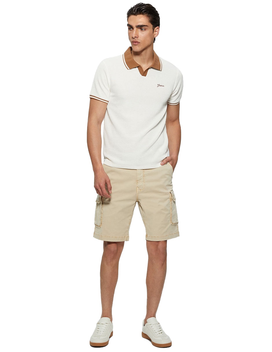 Playera tipo polo GUESS SM24 para hombre