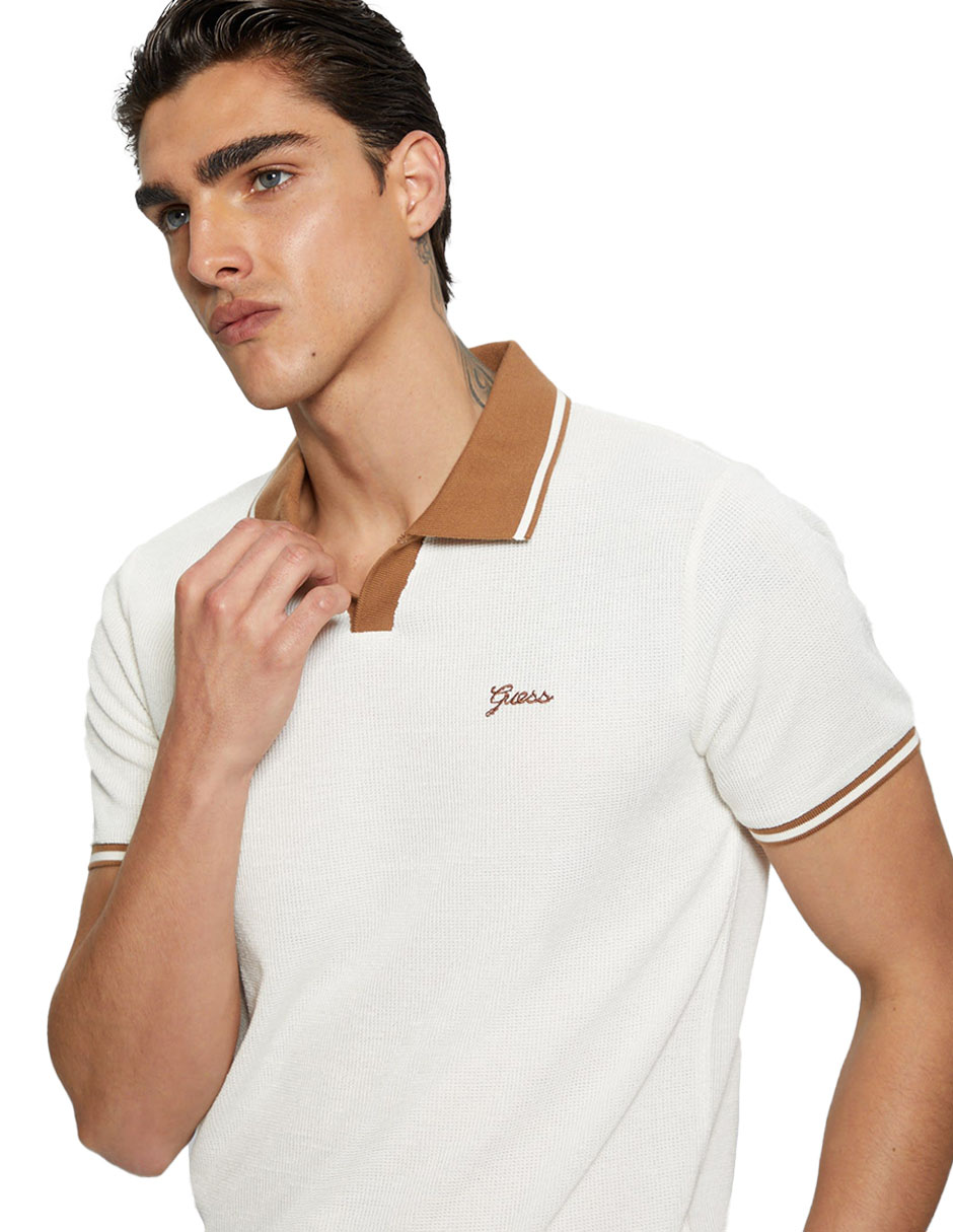 Playera tipo polo GUESS SM24 para hombre