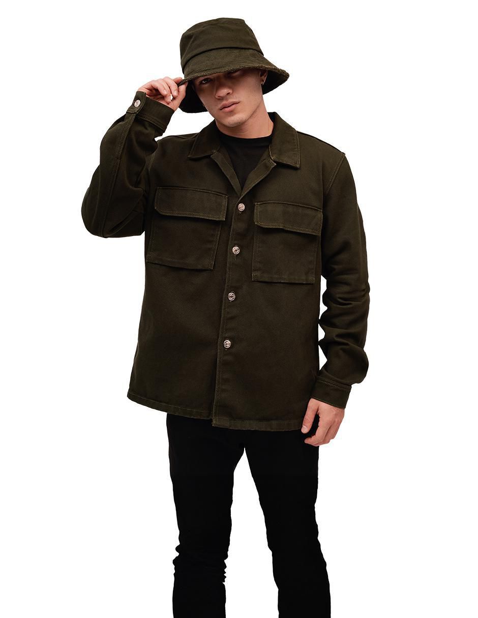 Camisa casual manga larga para hombre 3