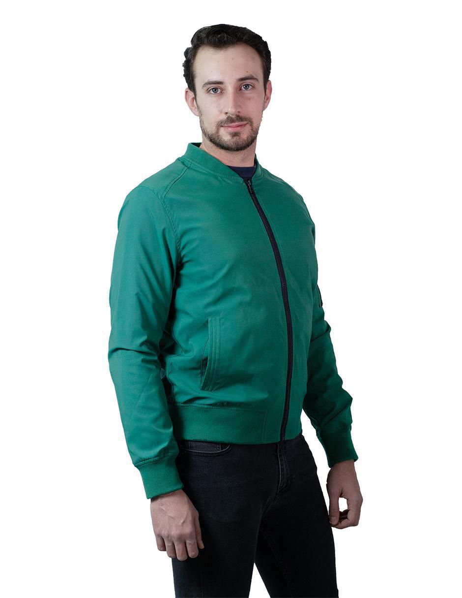 Chamarra casual con bolsillos para hombre 2