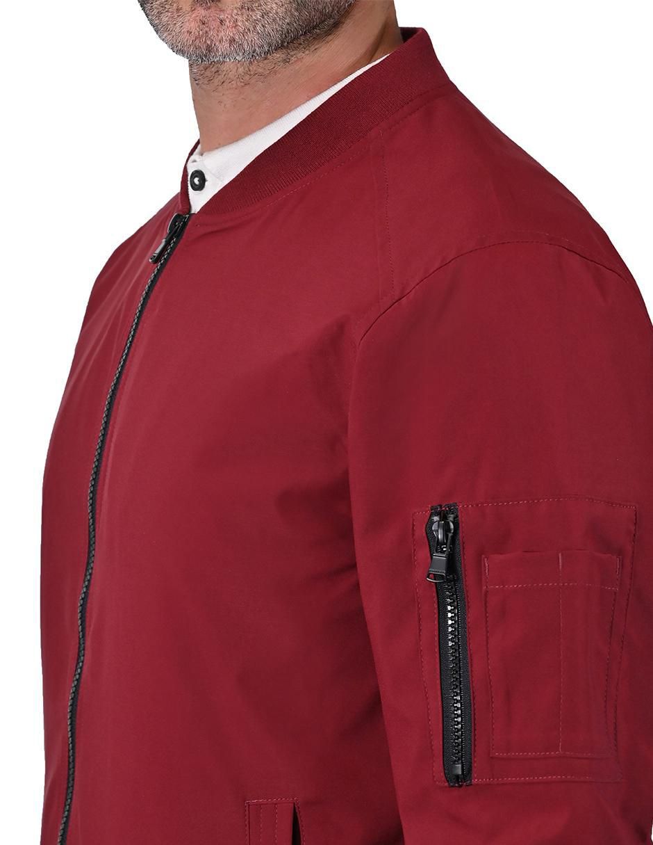 Chamarra casual con bolsillos para hombre