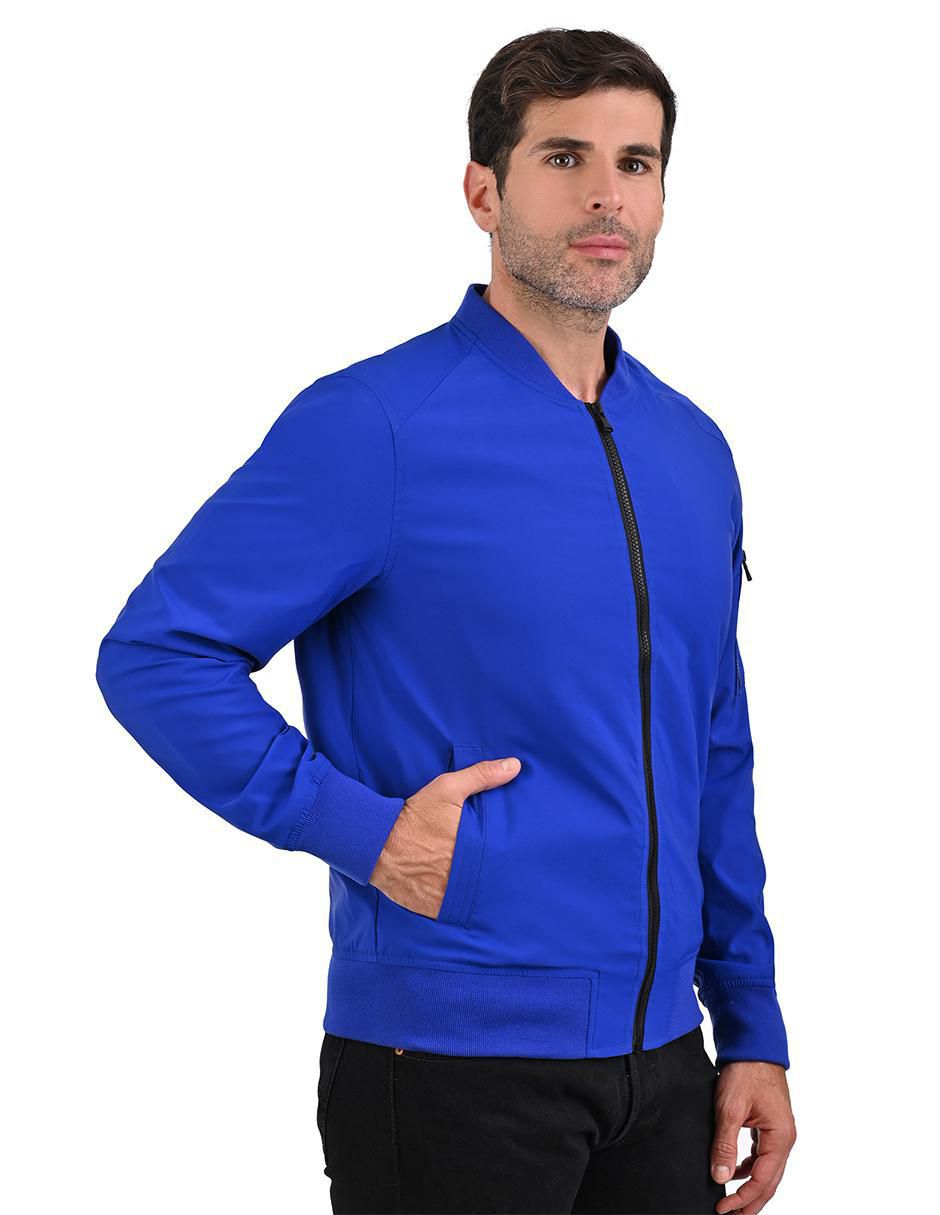 Chamarra casual con bolsillos para hombre 2