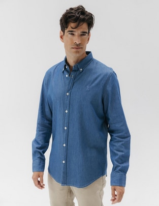 Camisa casual manga larga para hombre Camisa casual manga larga para hombre