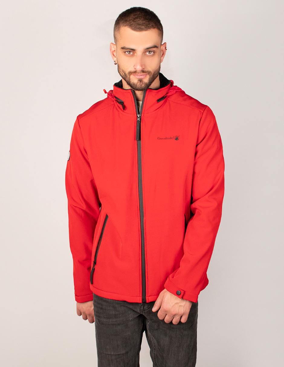 Chamarra casual con capucha para hombre 1