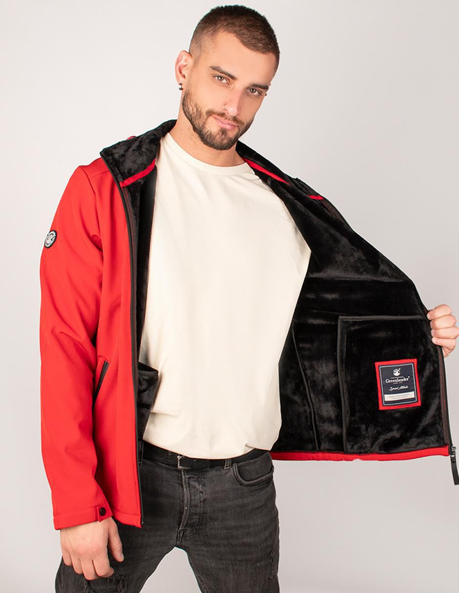 Chamarra casual con capucha para hombre 2