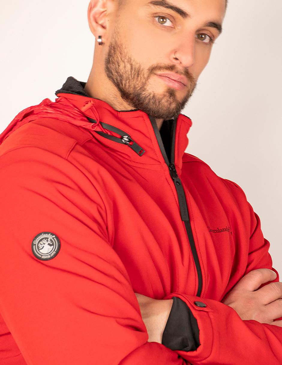 Chamarra casual con capucha para hombre 3