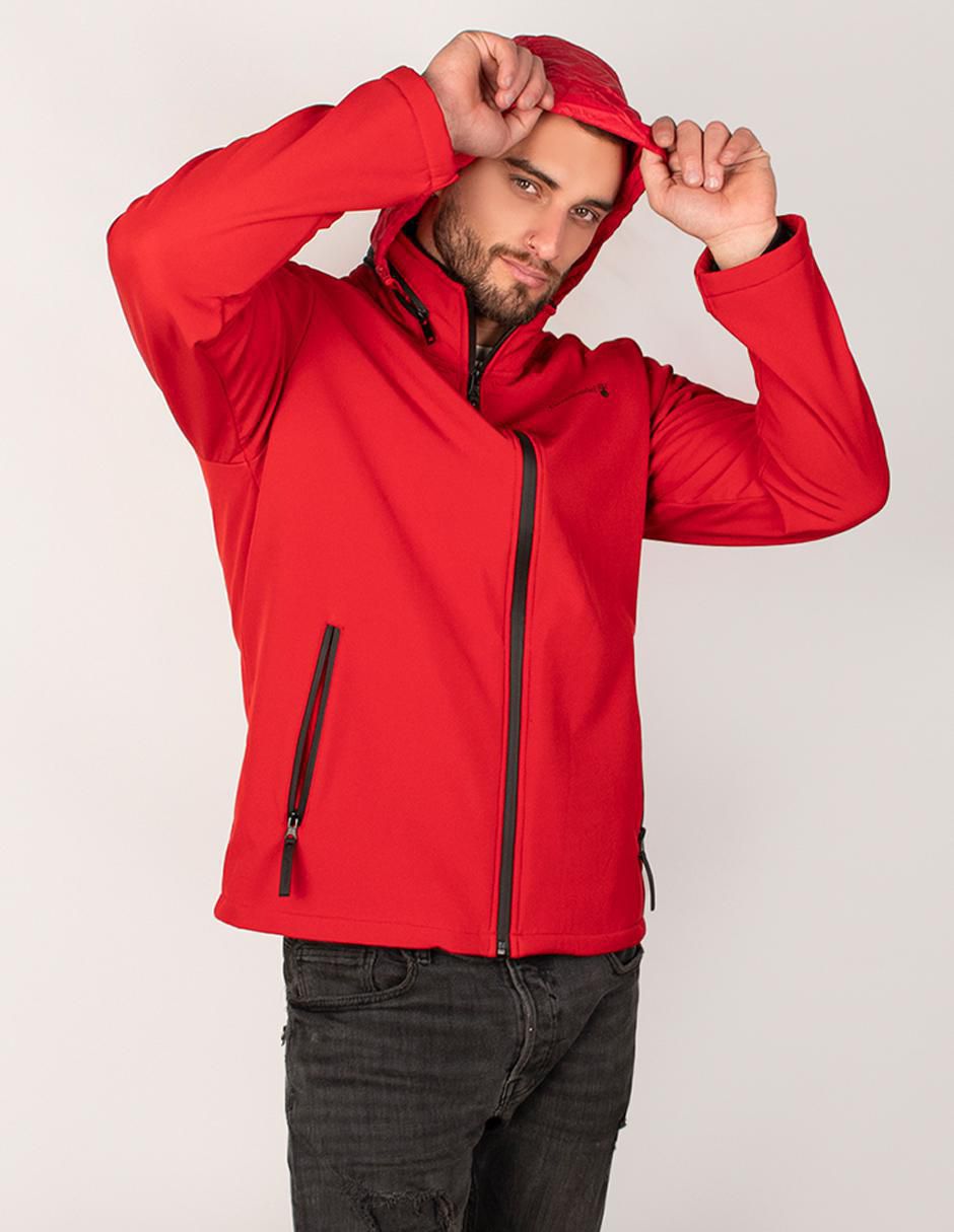 Chamarra casual con capucha para hombre 4