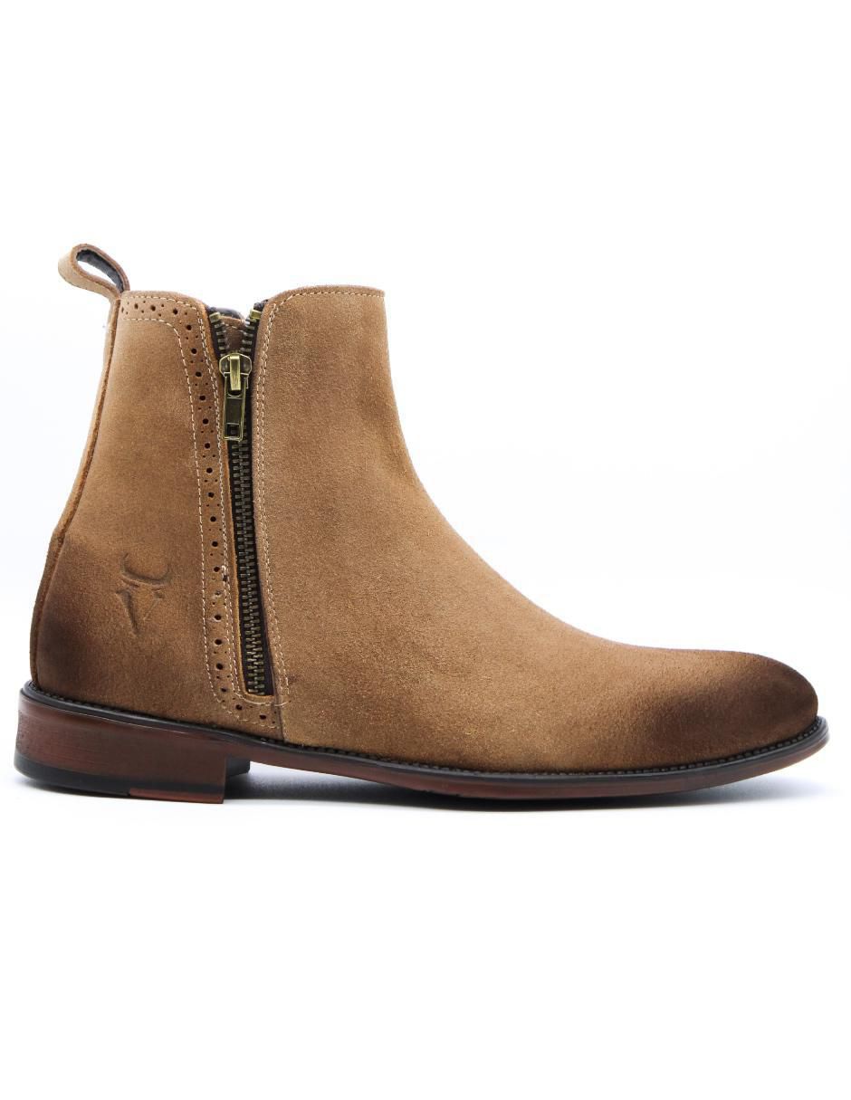 Bota de piel bovino para hombre 1