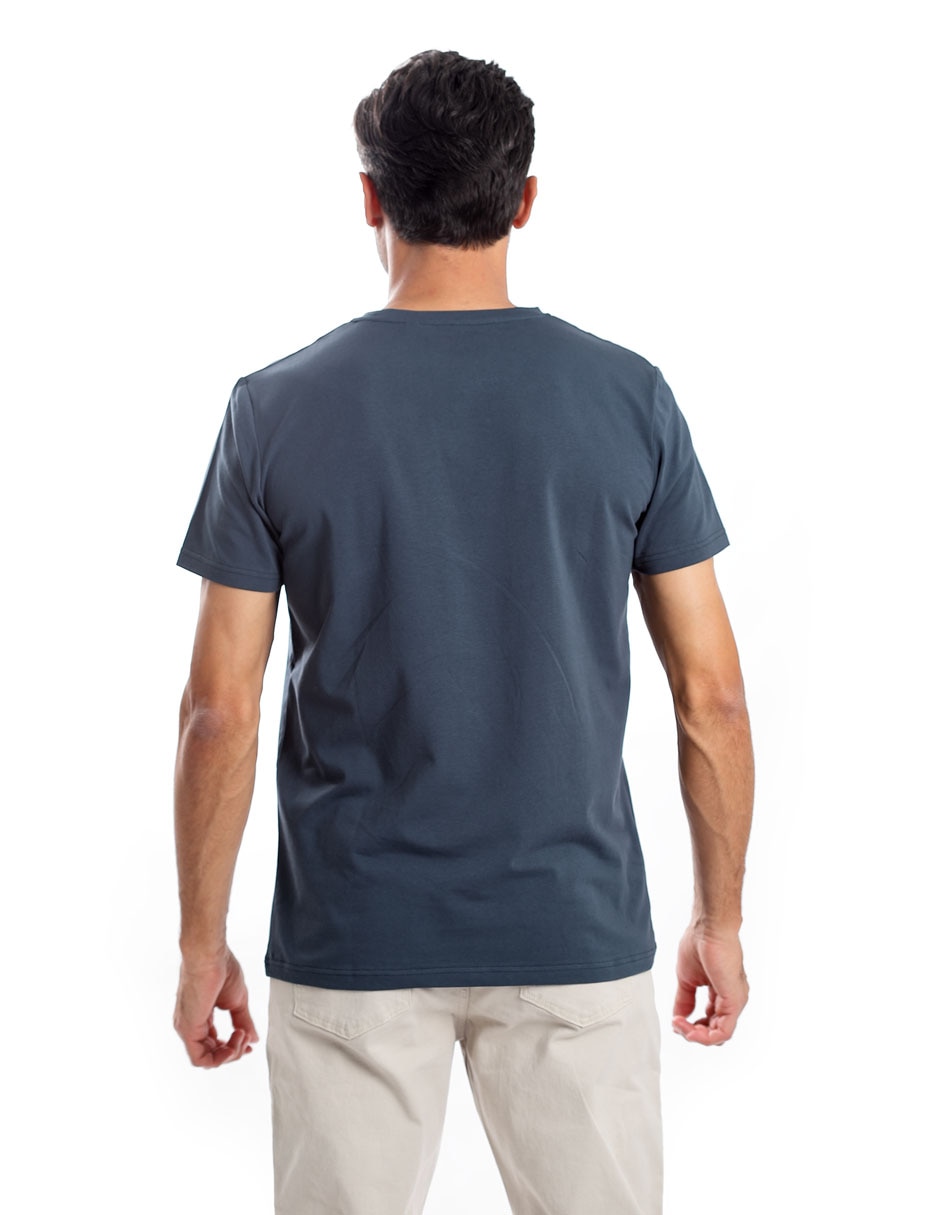 Playera cuello redondo para hombre 2