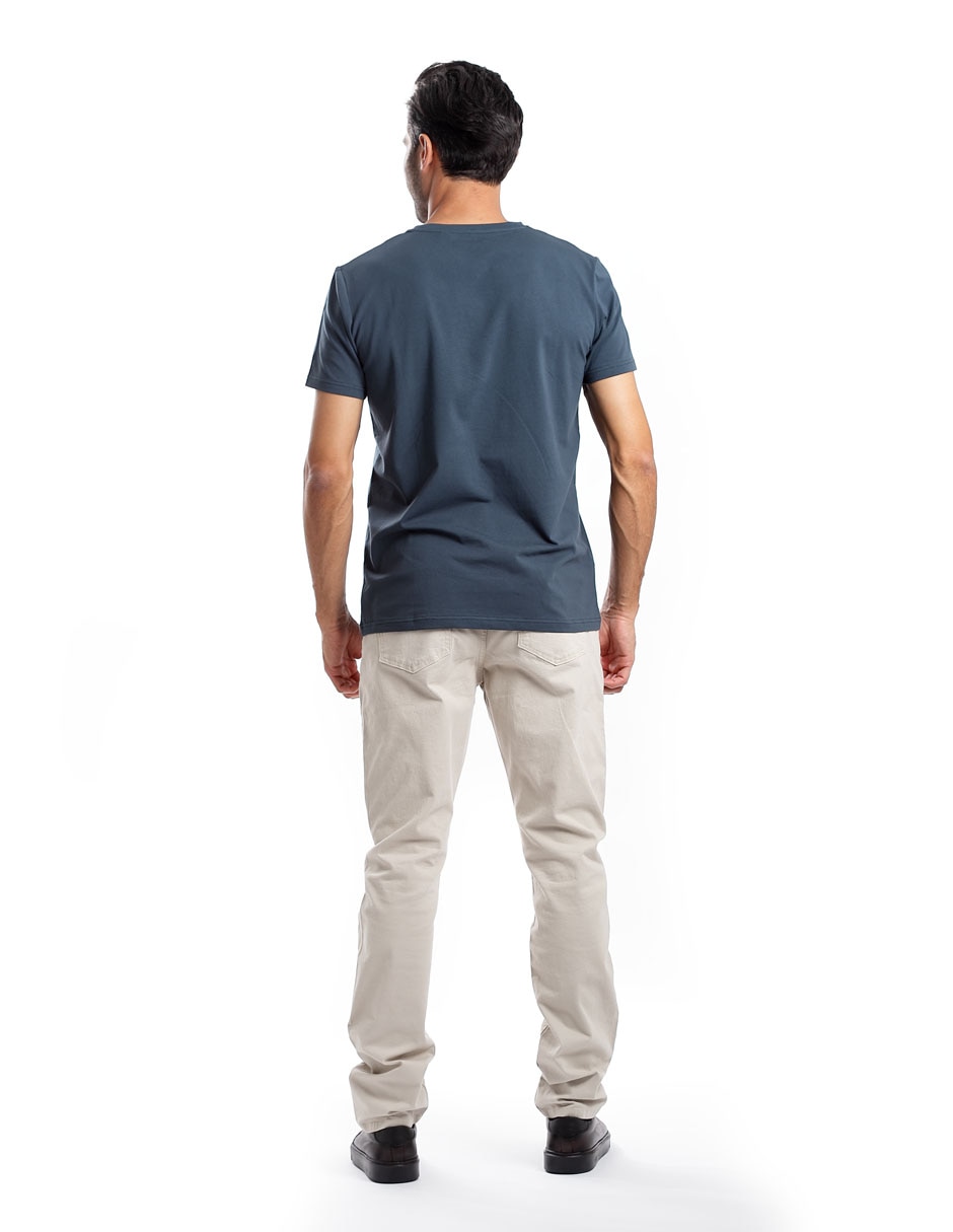 Playera cuello redondo para hombre 5