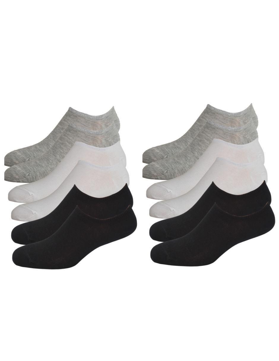 Calcetines invisible de algodón Hombre 6 pares Calcetines invisible de algodón Hombre 6 pares