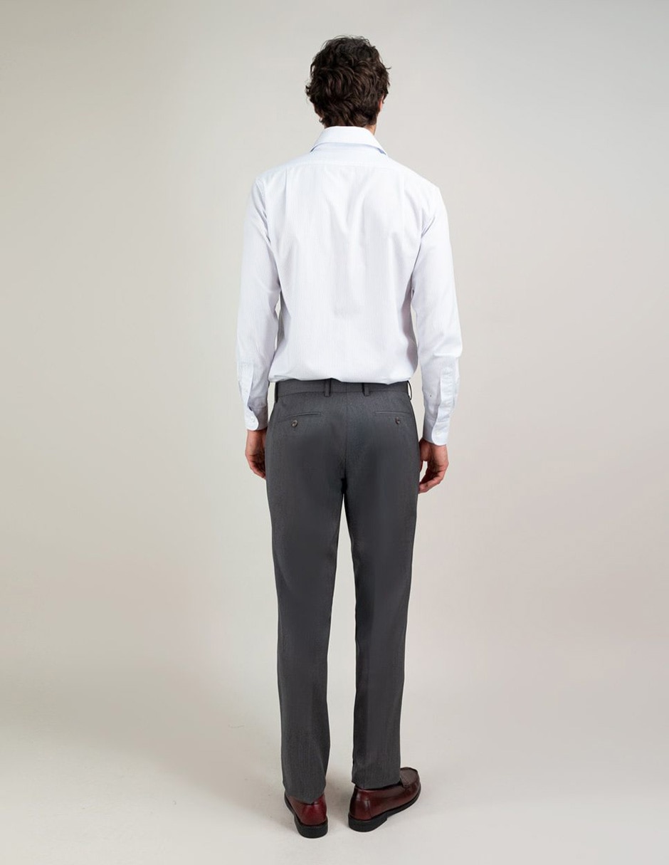 Camisa casual de algodón manga larga para hombre