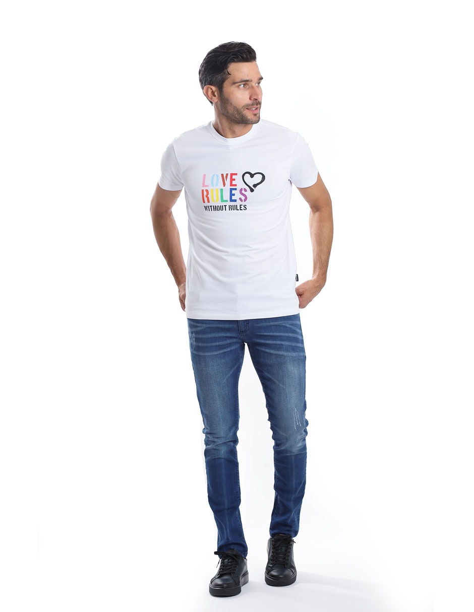Playera cuello redondo para hombre 4
