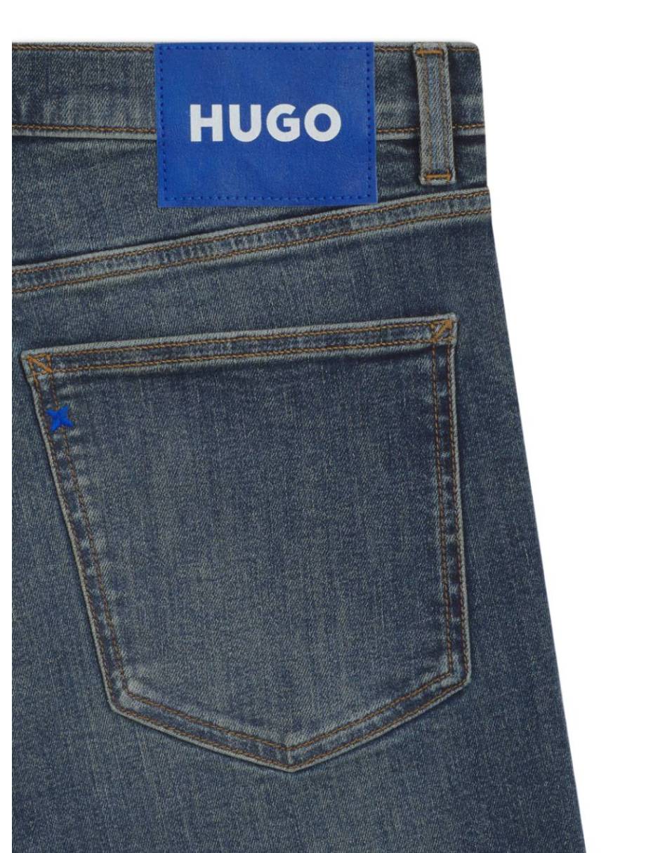 Jeans straight lavado medio para hombre 5