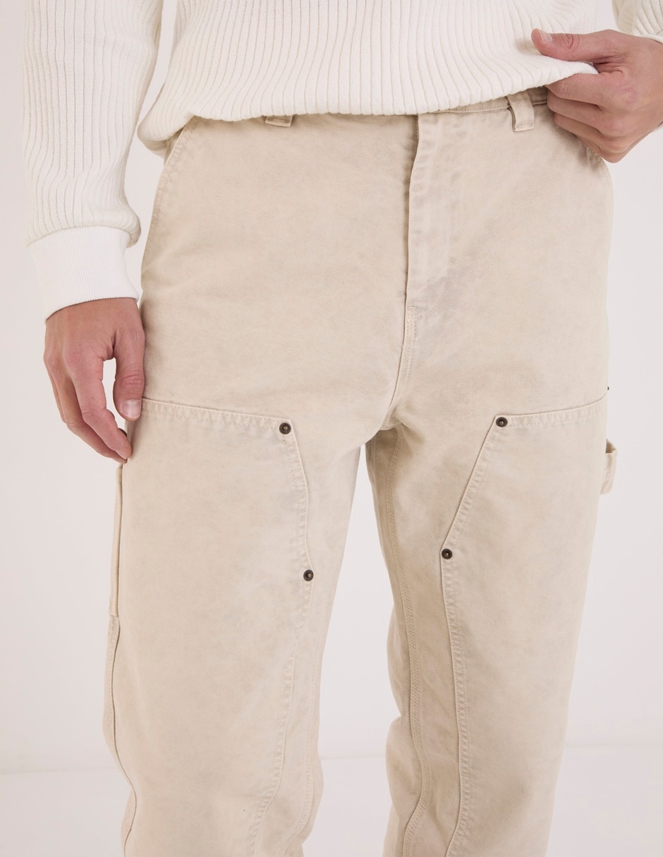 Pants con botón para hombre 3