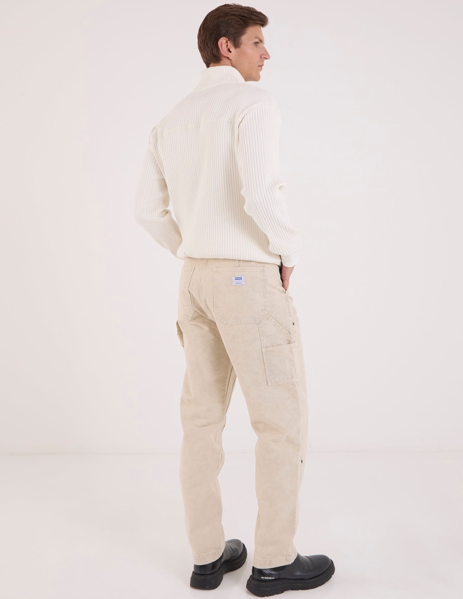 Pants con botón para hombre 6