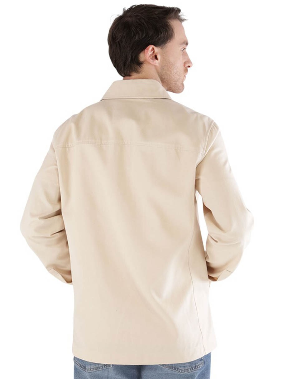 Sobrecamisa casual manga larga para hombre 4