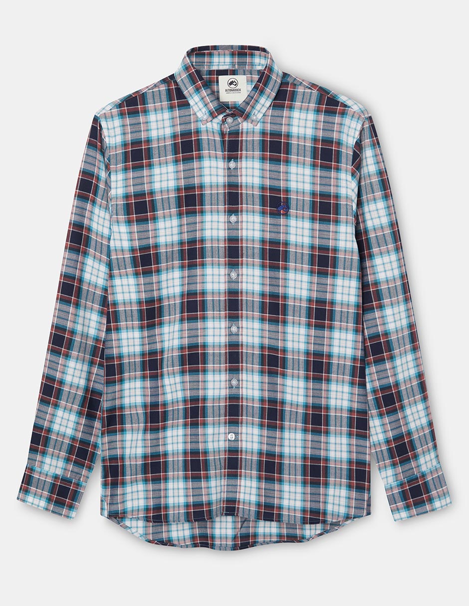 Camisa casual Altonadock de algodón manga larga para hombre