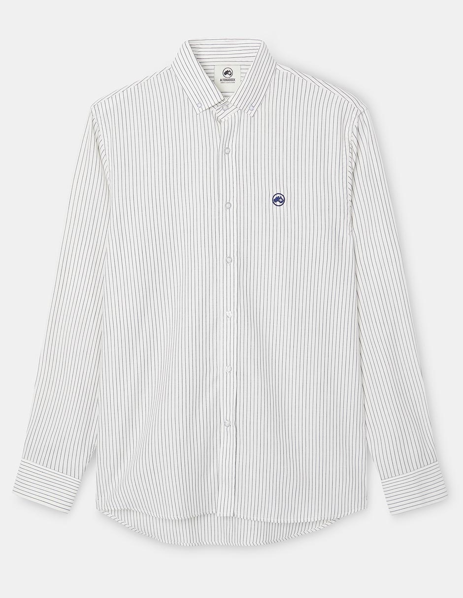 Camisa casual Altonadock manga larga para hombre