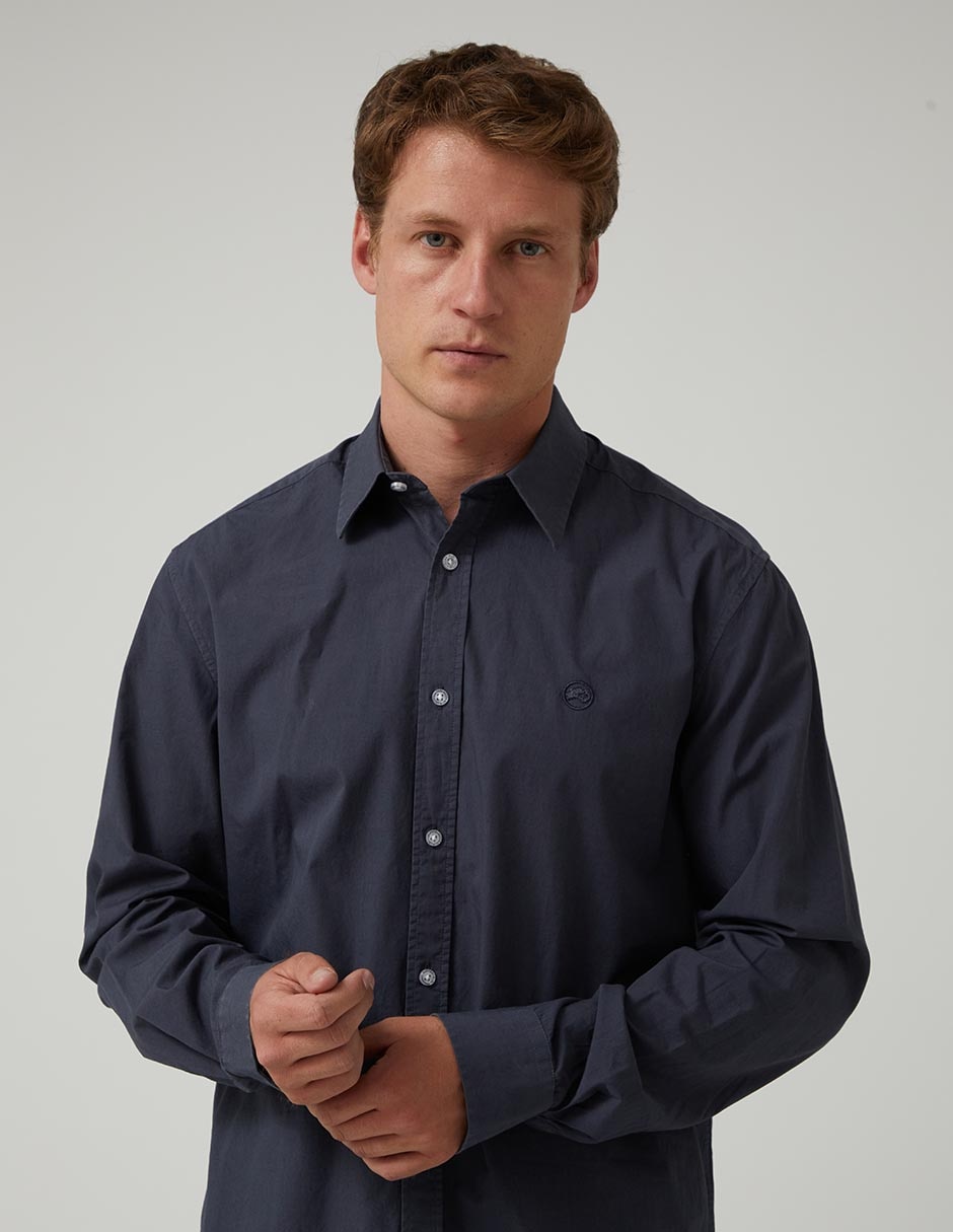 Camisa casual Altonadock de algodón manga larga para hombre