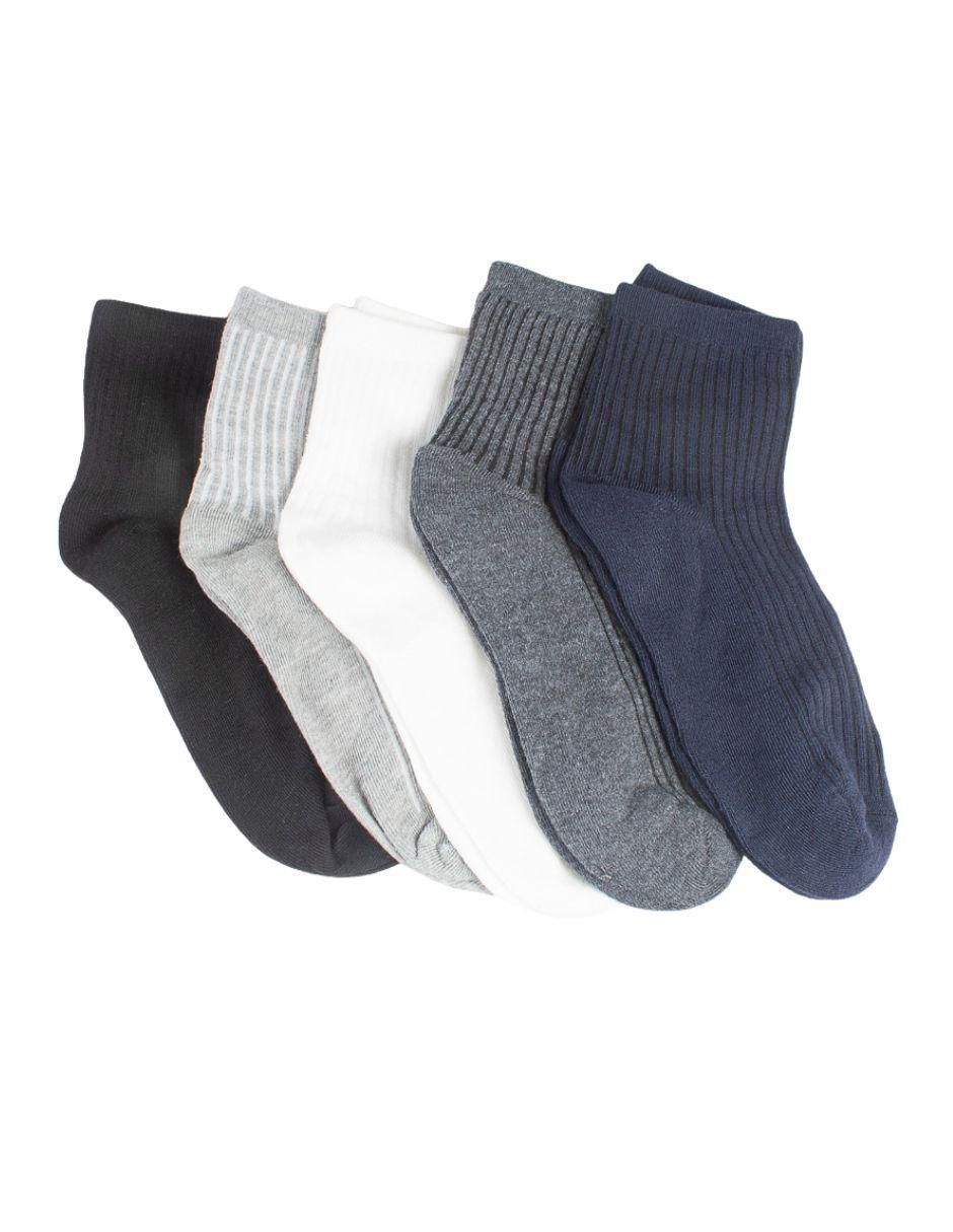 Set calcetines comfort de algodón Hombre 5 pares