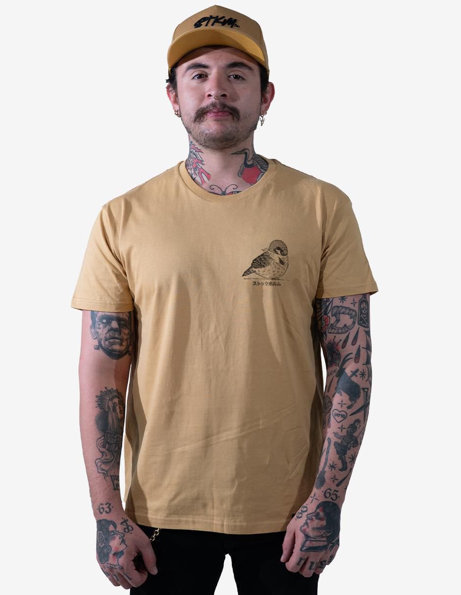 Playera cuello redondo para hombre