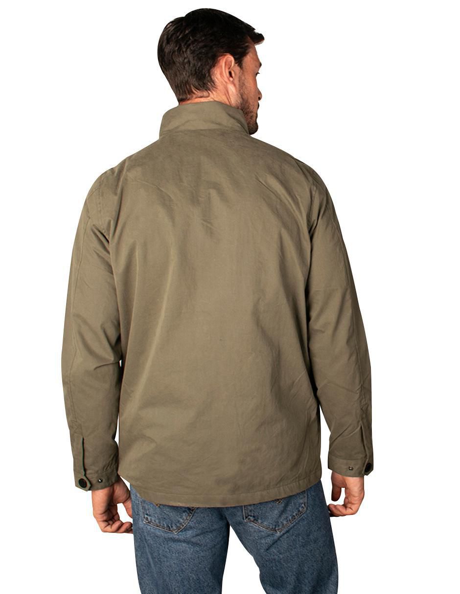 Chamarra cazadora impermeable con bolsillos para hombre 6