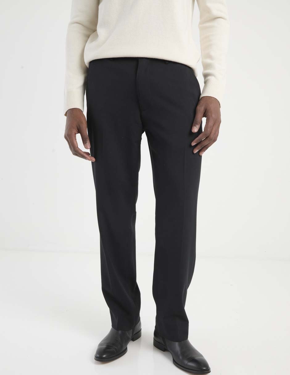 Pantalón de vestir recto Abercrombie & Fitch de algodón para hombre