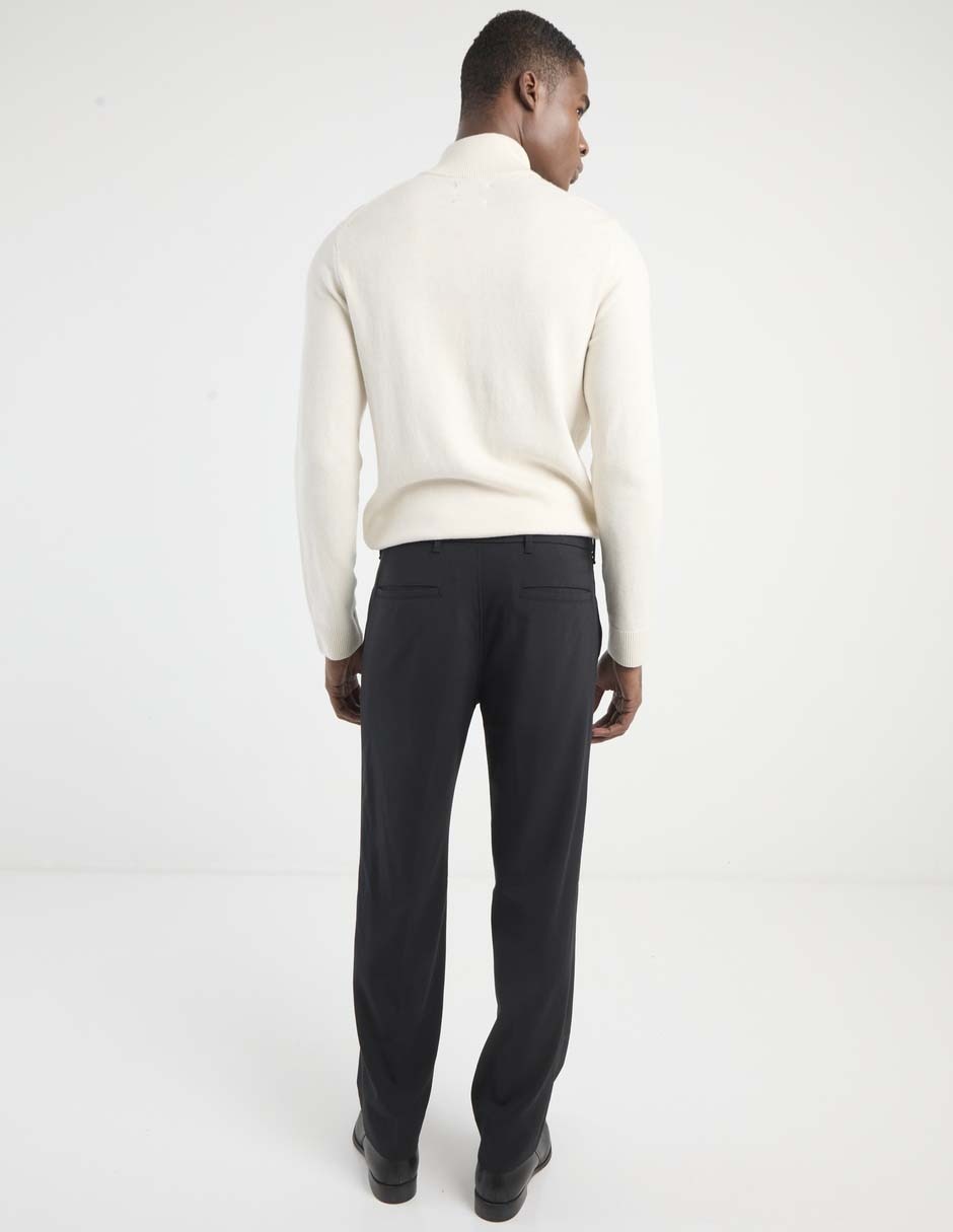 Pantalón de vestir recto Abercrombie & Fitch de algodón para hombre