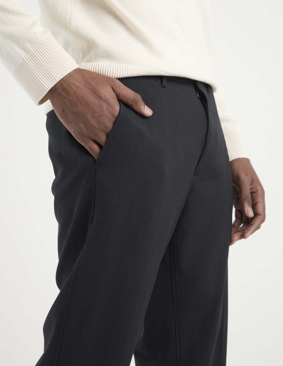 Pantalón de vestir recto Abercrombie & Fitch de algodón para hombre