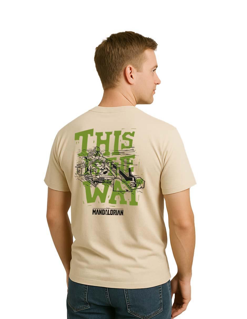 Playera The Mandalorian cuello redondo para hombre