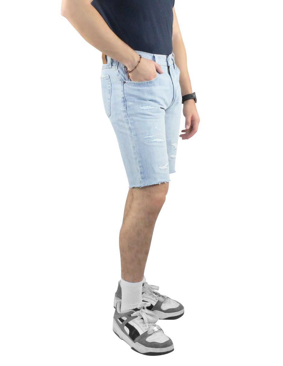 Bermuda de mezclilla para hombre 7
