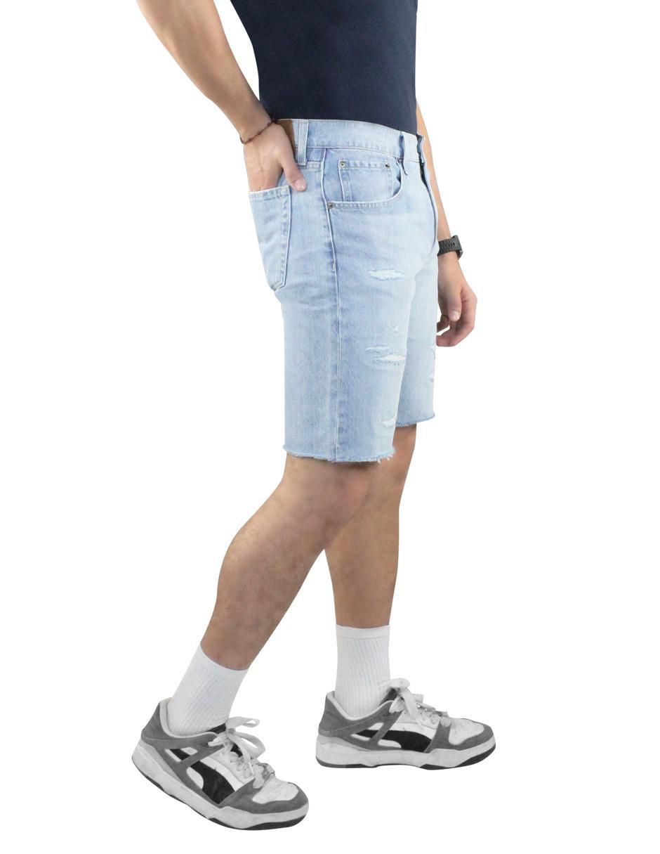 Bermuda de mezclilla para hombre 5