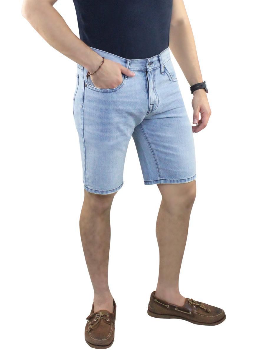 Bermuda de mezclilla para hombre 6