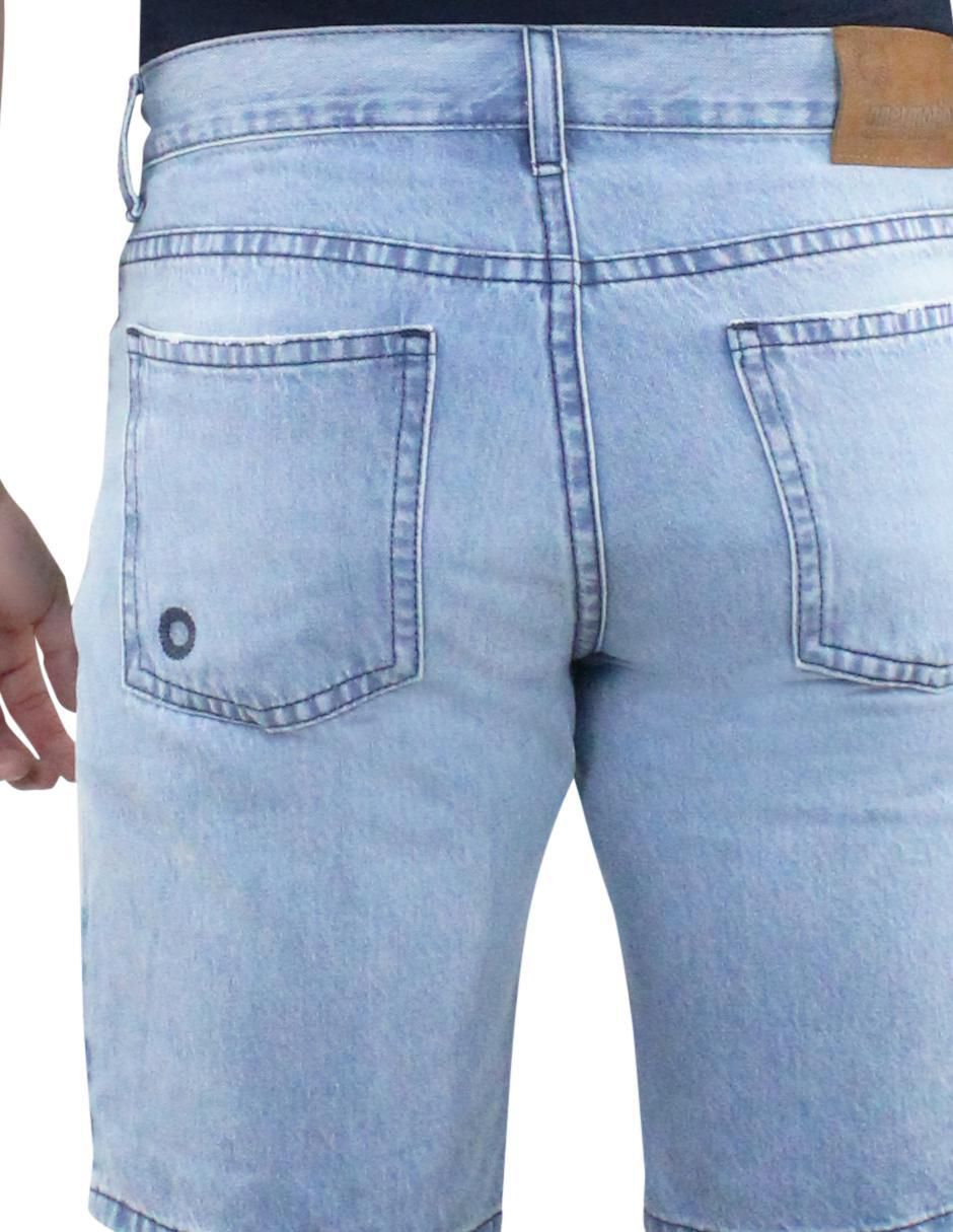 Bermuda de mezclilla para hombre