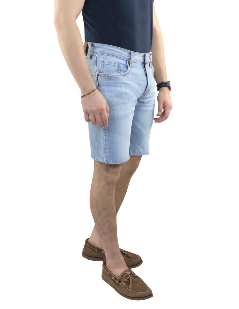 Bermuda de mezclilla para hombre 7