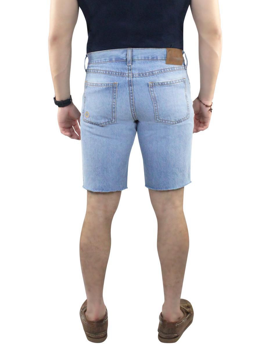 Bermuda de mezclilla para hombre
