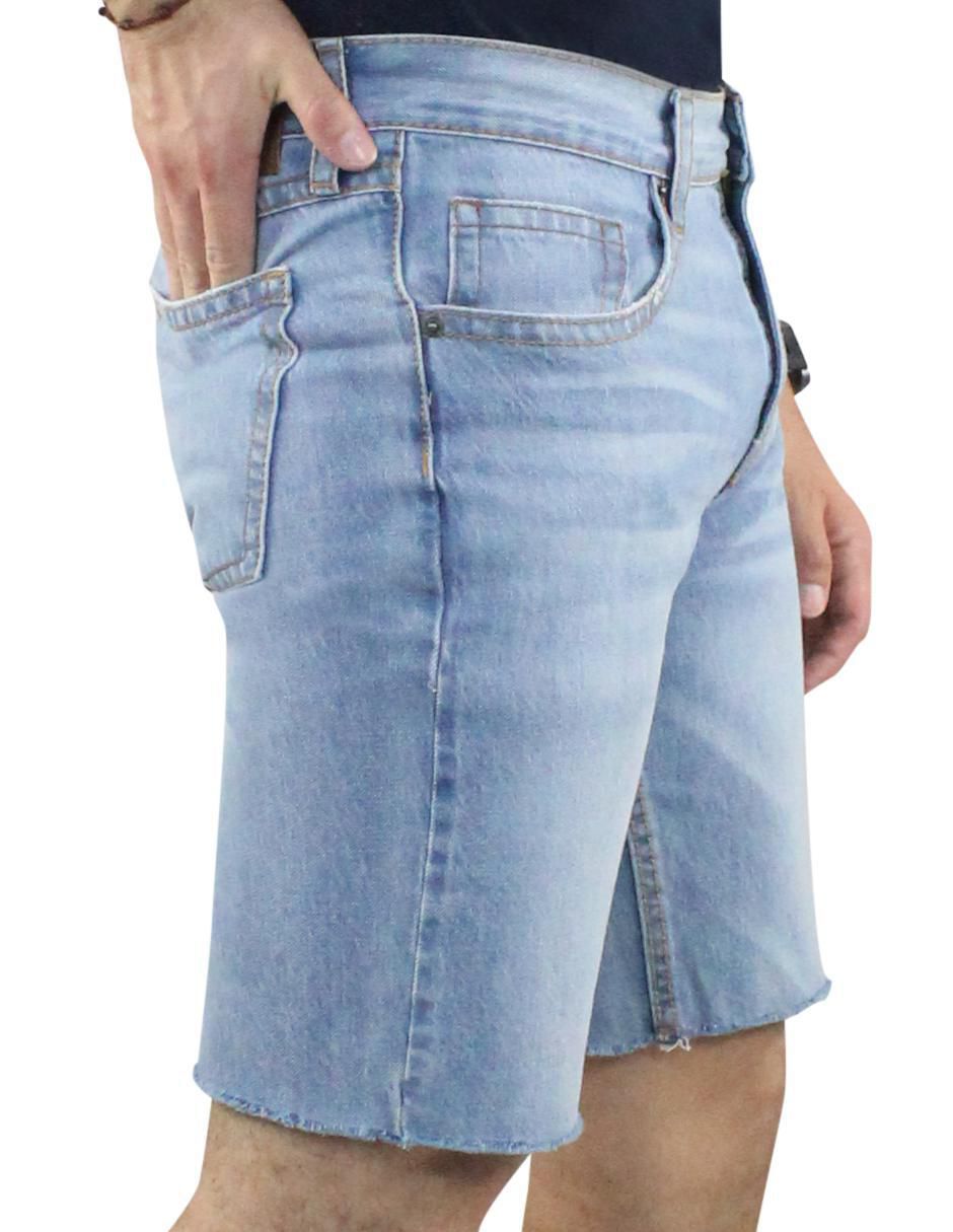 Bermuda de mezclilla para hombre