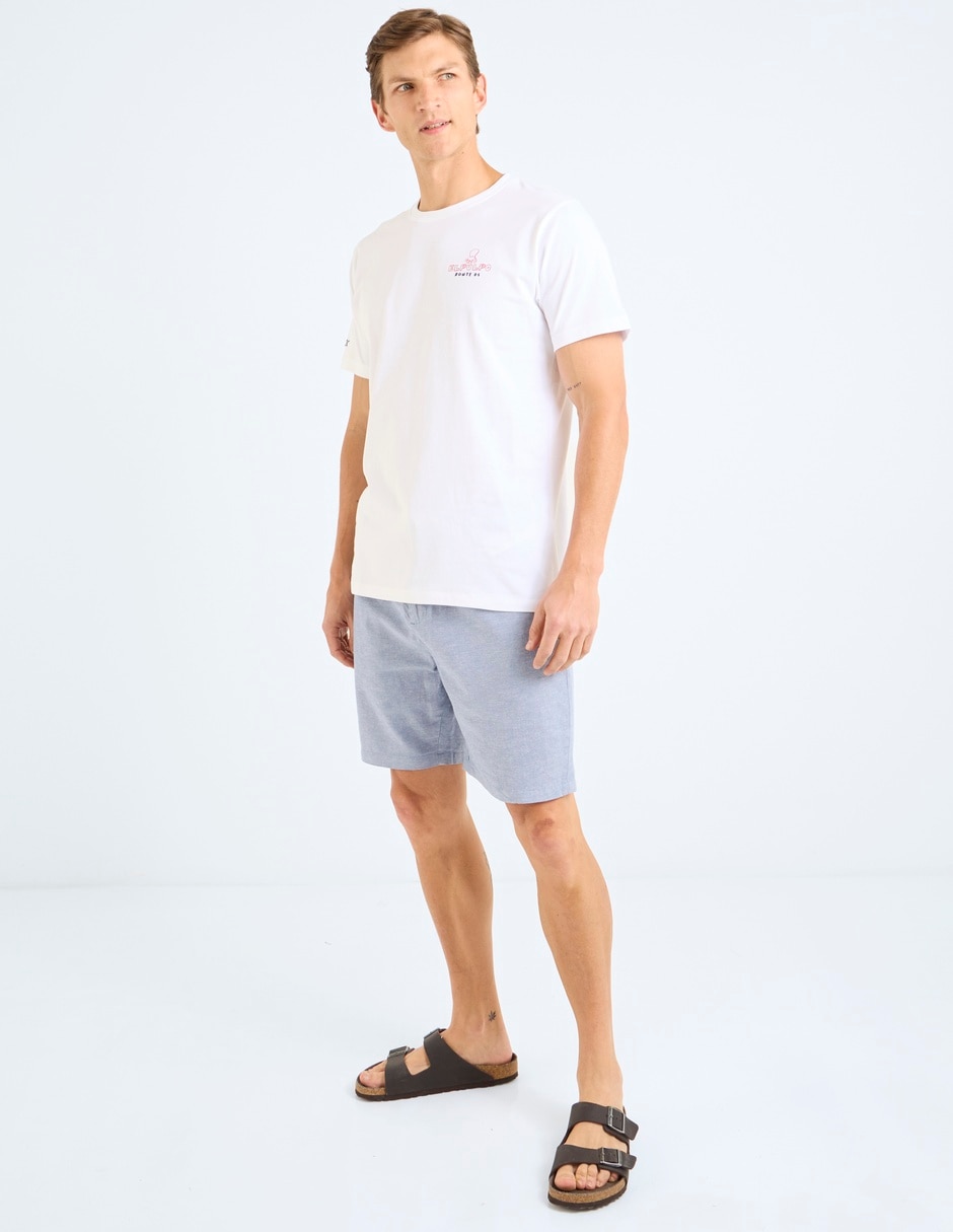 Playera cuello redondo para hombre 4