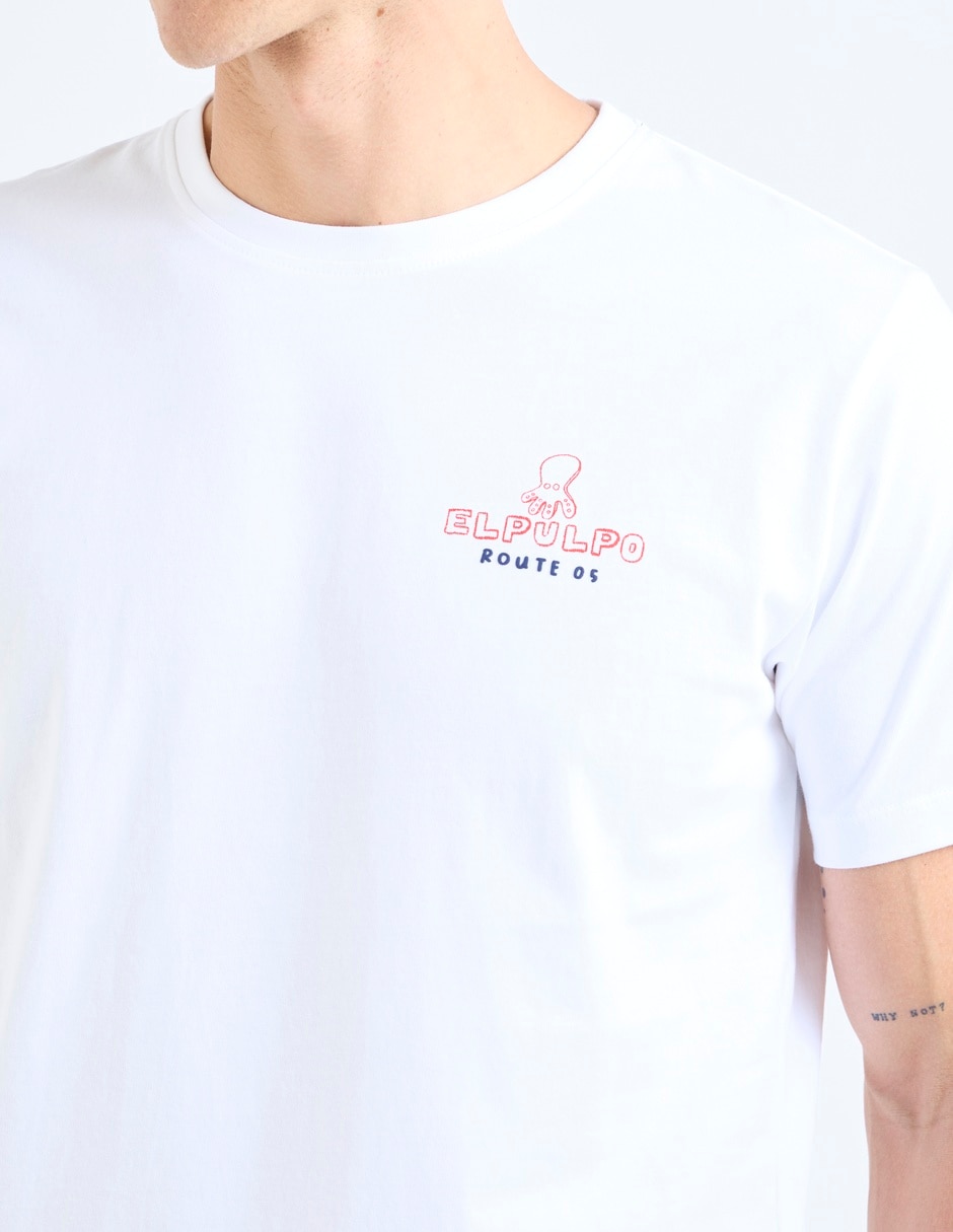 Playera cuello redondo para hombre 2