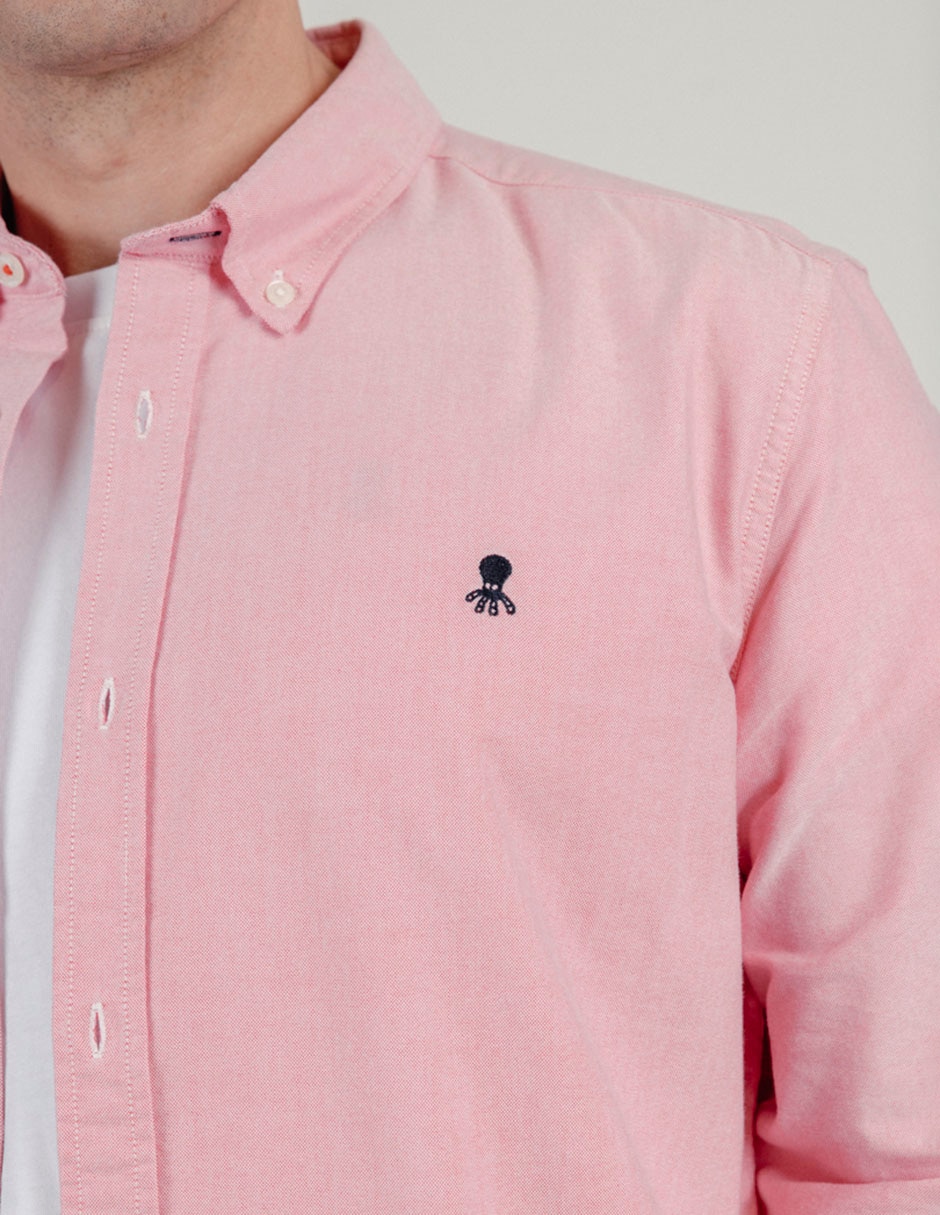 Camisa casual de algodón manga larga para hombre 3