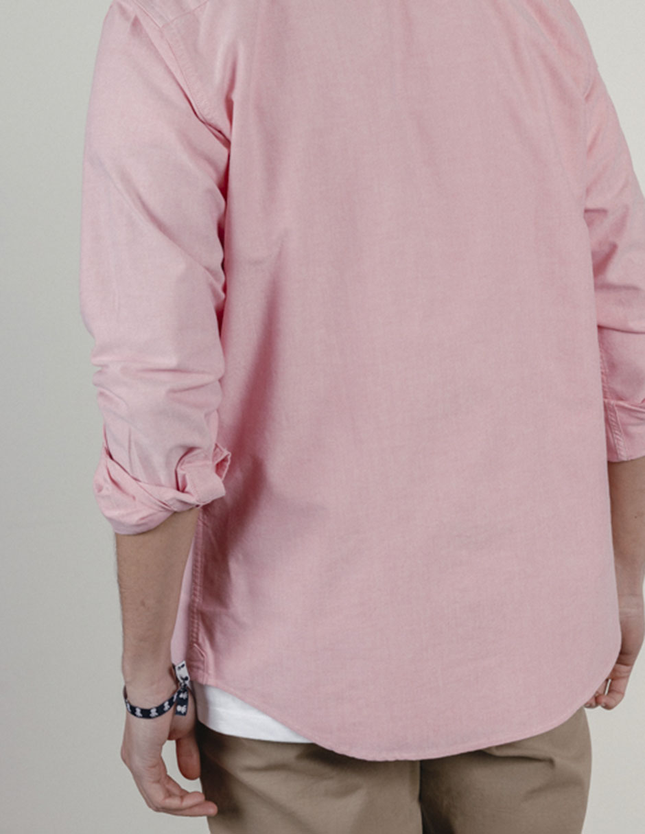 Camisa casual de algodón manga larga para hombre 2