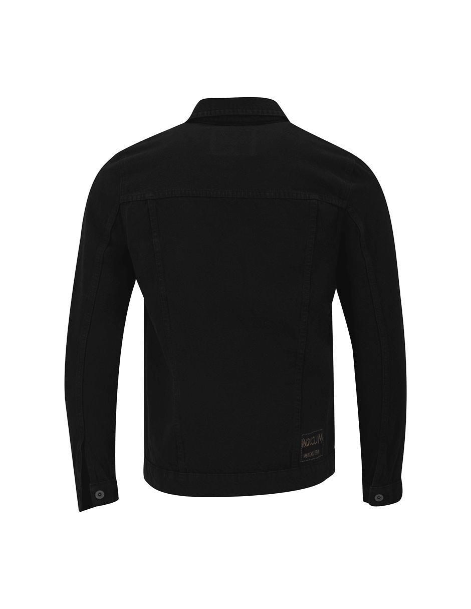 Chamarra denim Indicum Denim de mezclilla con bolsillos para hombre