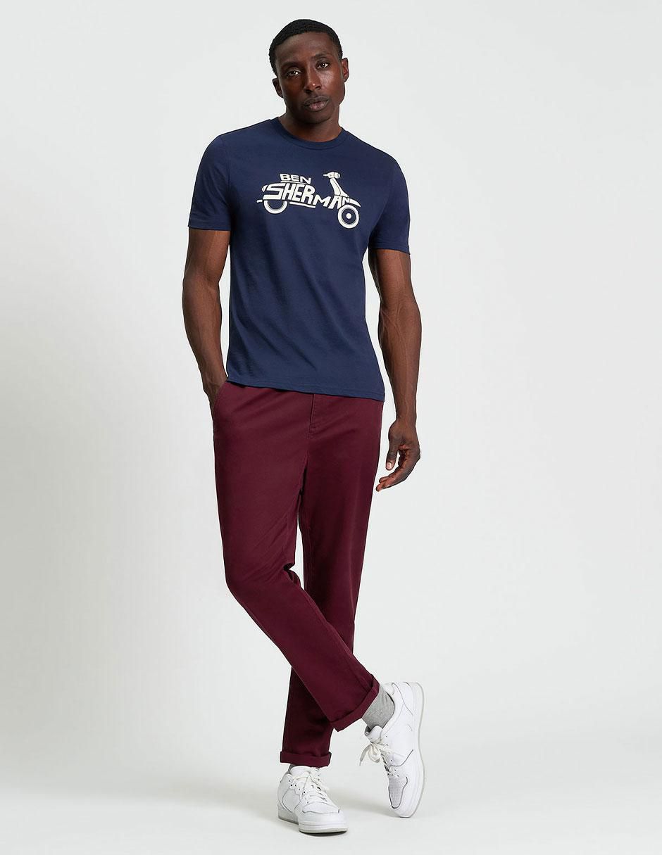 Playera cuello redondo para hombre