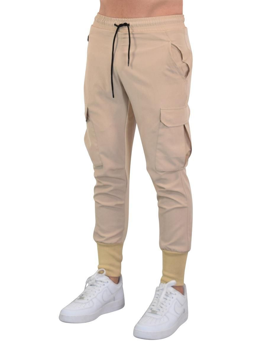 Jogger ajustado Pain Into Power estampado con bolsillos para hombre